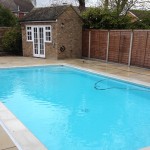 Swimming pool finished and patio, next thing will be a new Heatpump and summer house.